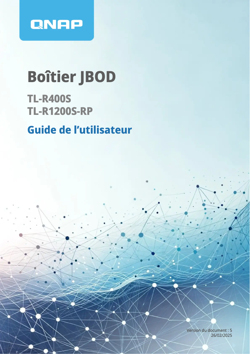 Image de la première page du manuel de l'appareil TL-R400S