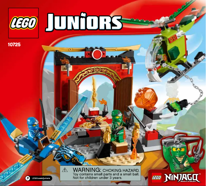 Page 1 de la notice Manuel utilisateur Lego Juniors 10725