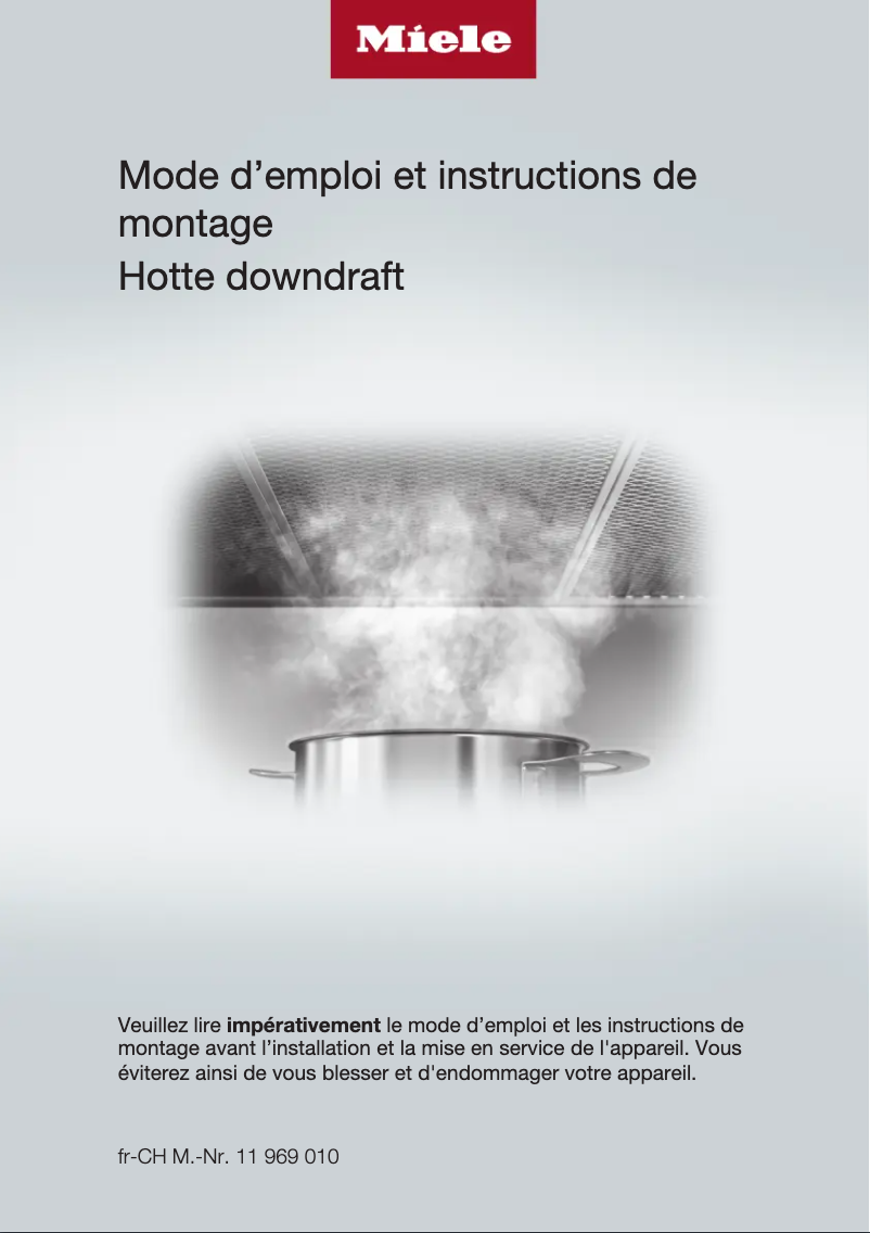 Página 1 del manual Manual de instrucciones Miele DAD 4940