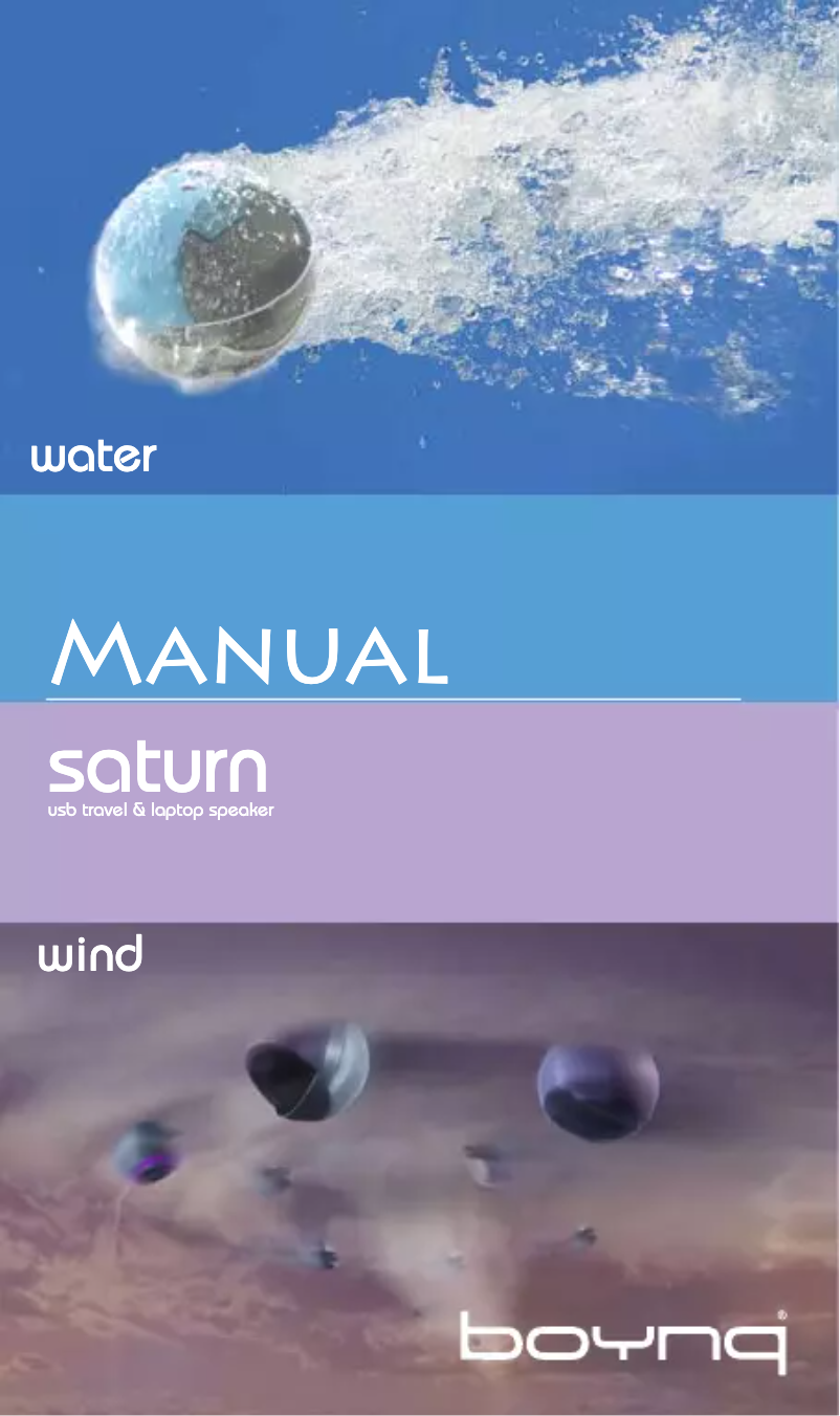 Página 1 del manual Manual de usuario Boynq Saturn