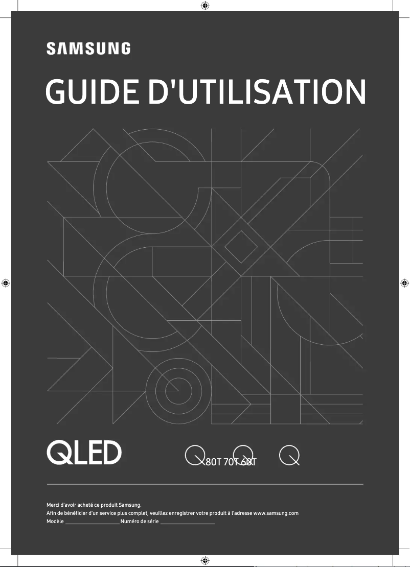 Page n°1 - Manuel utilisateur Samsung QA65Q80TAK
