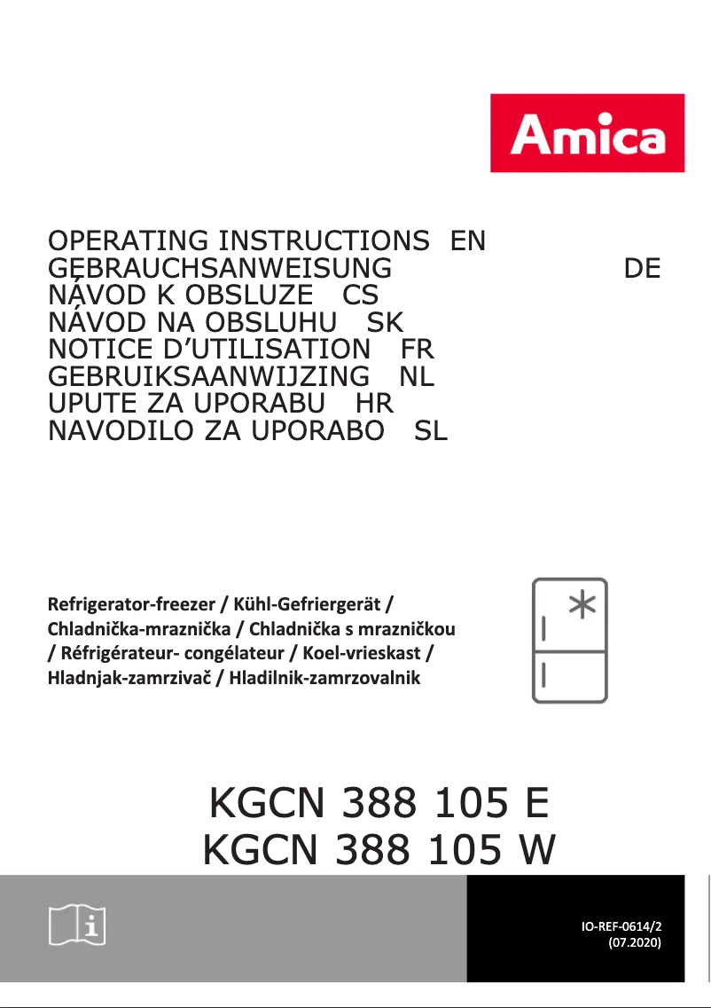 Image de la première page du manuel de l'appareil KGCN 388 105 E