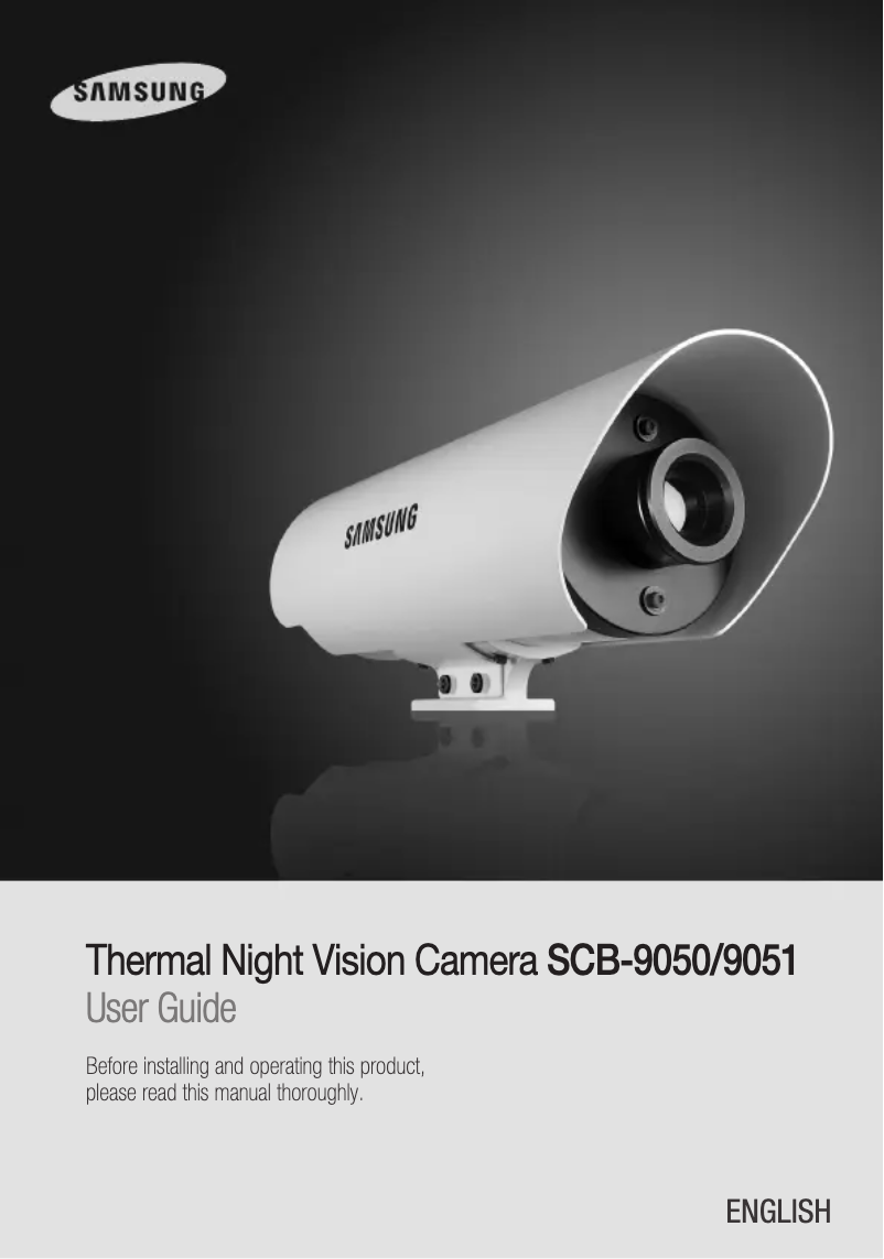 Page 1 de la notice Manuel utilisateur Samsung SCB-9051