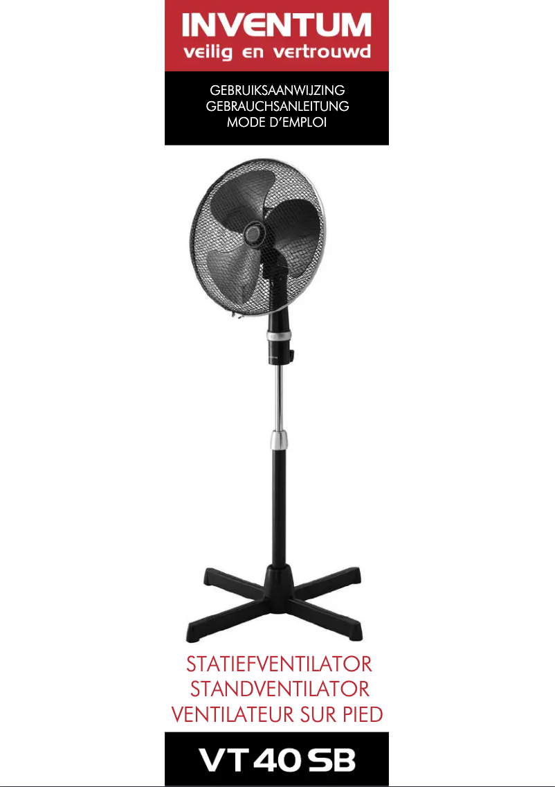 Page 1 de la notice Manuel utilisateur Inventum VT40SB