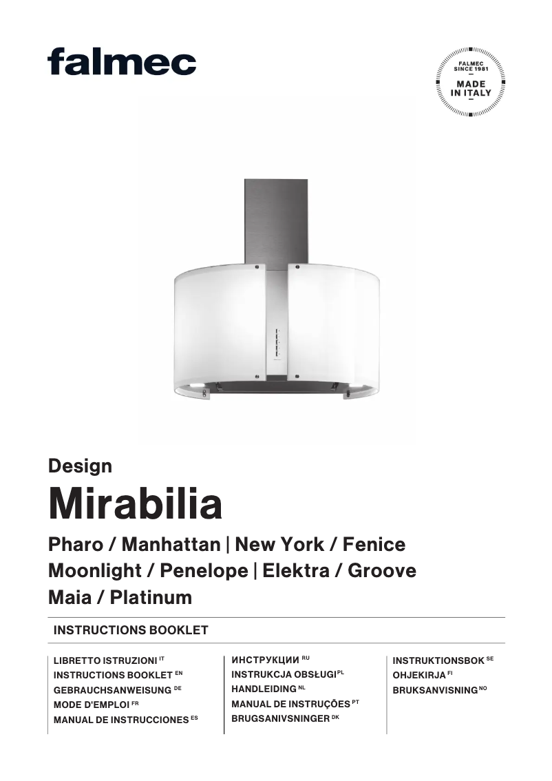 Image de la première page du manuel de l'appareil Pharo