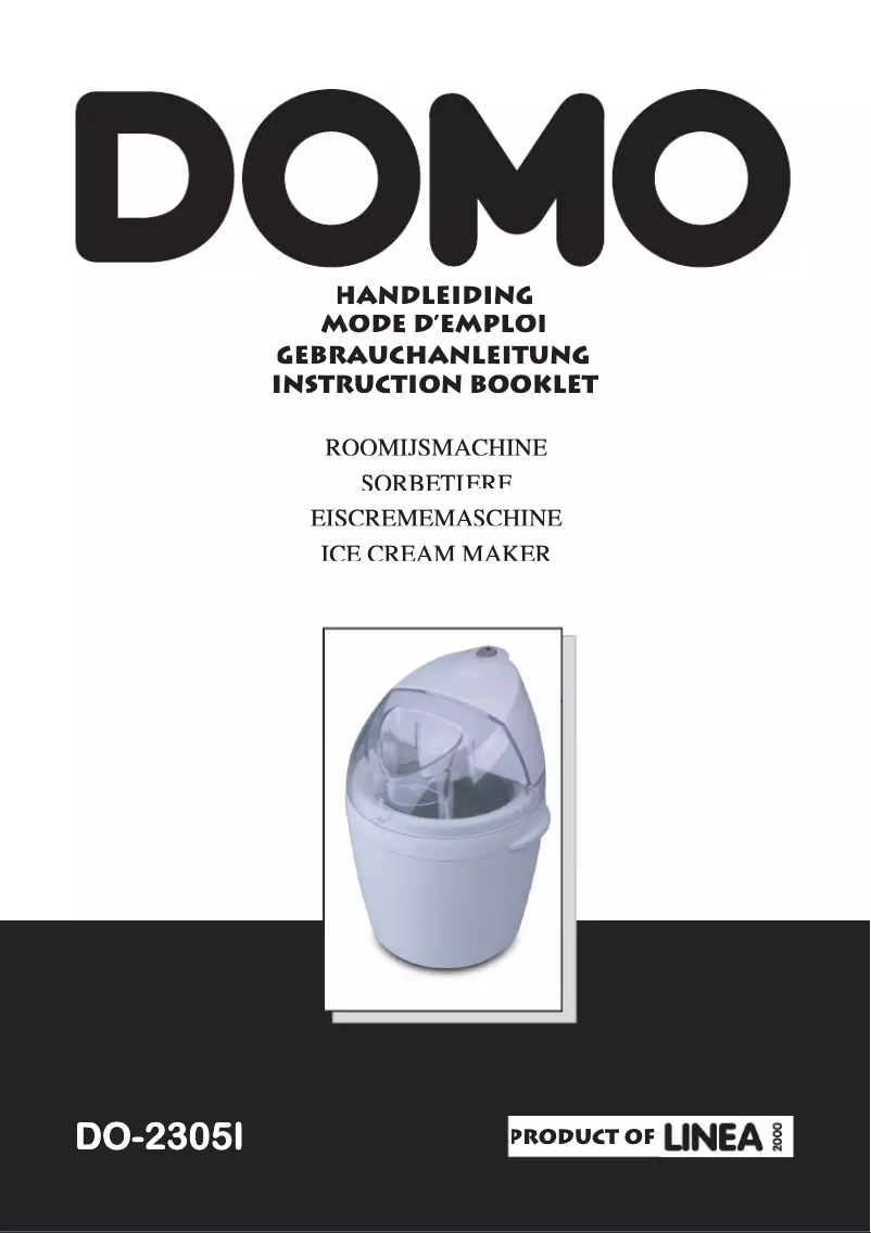 Page n°1 - Manuel utilisateur Domo DO-2305I