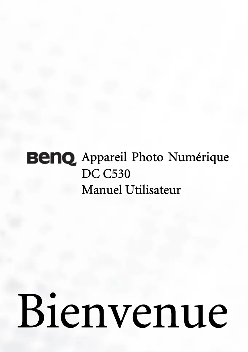Página 1 del manual Manual de usuario BenQ DC C530
