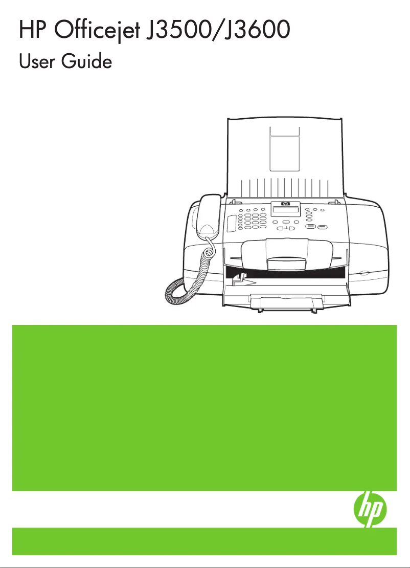 Image de la première page du manuel de l'appareil Officejet J3680