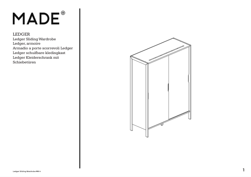 Page 1 de la notice Manuel utilisateur MADE Ledger