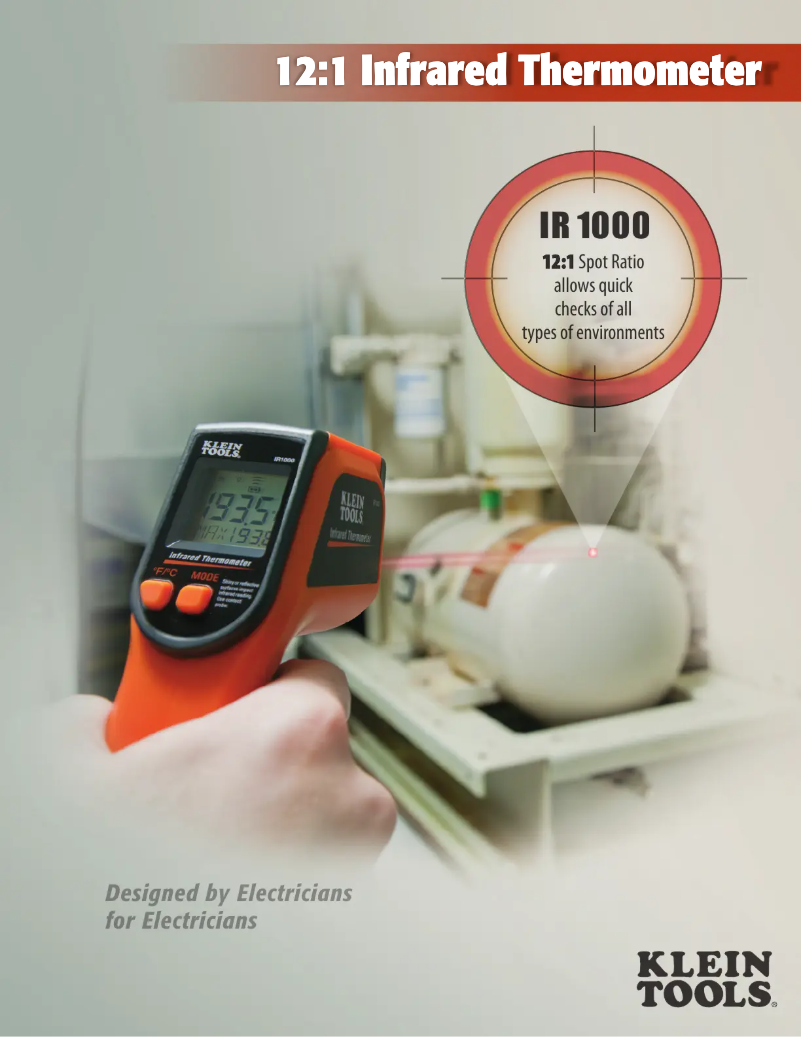 Imagen de la primera página del manual del dispositivo IR1000