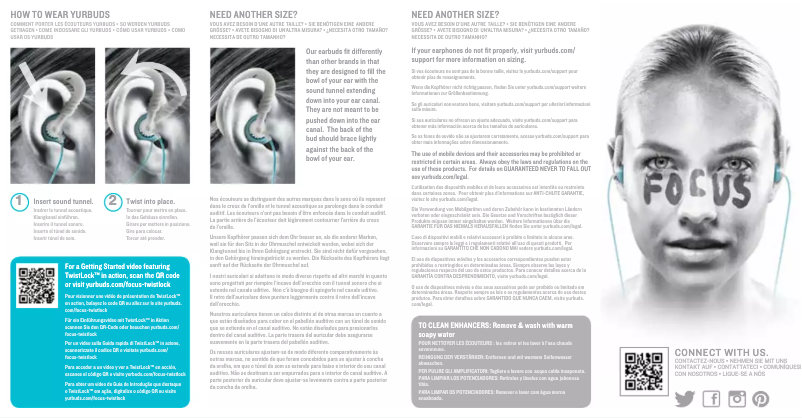 Image de la première page du manuel de l'appareil Focus 100 Women