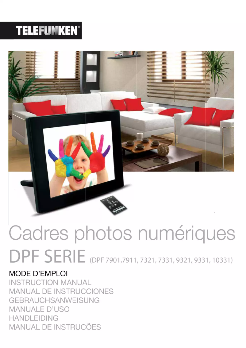 Page 1 de la notice Manuel utilisateur Telefunken DPF 7331