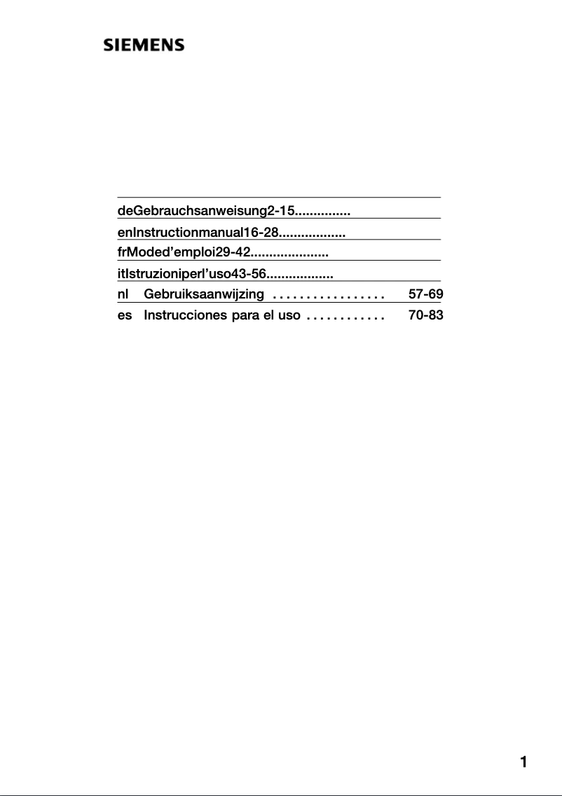 Image de la première page du manuel de l'appareil HW140562