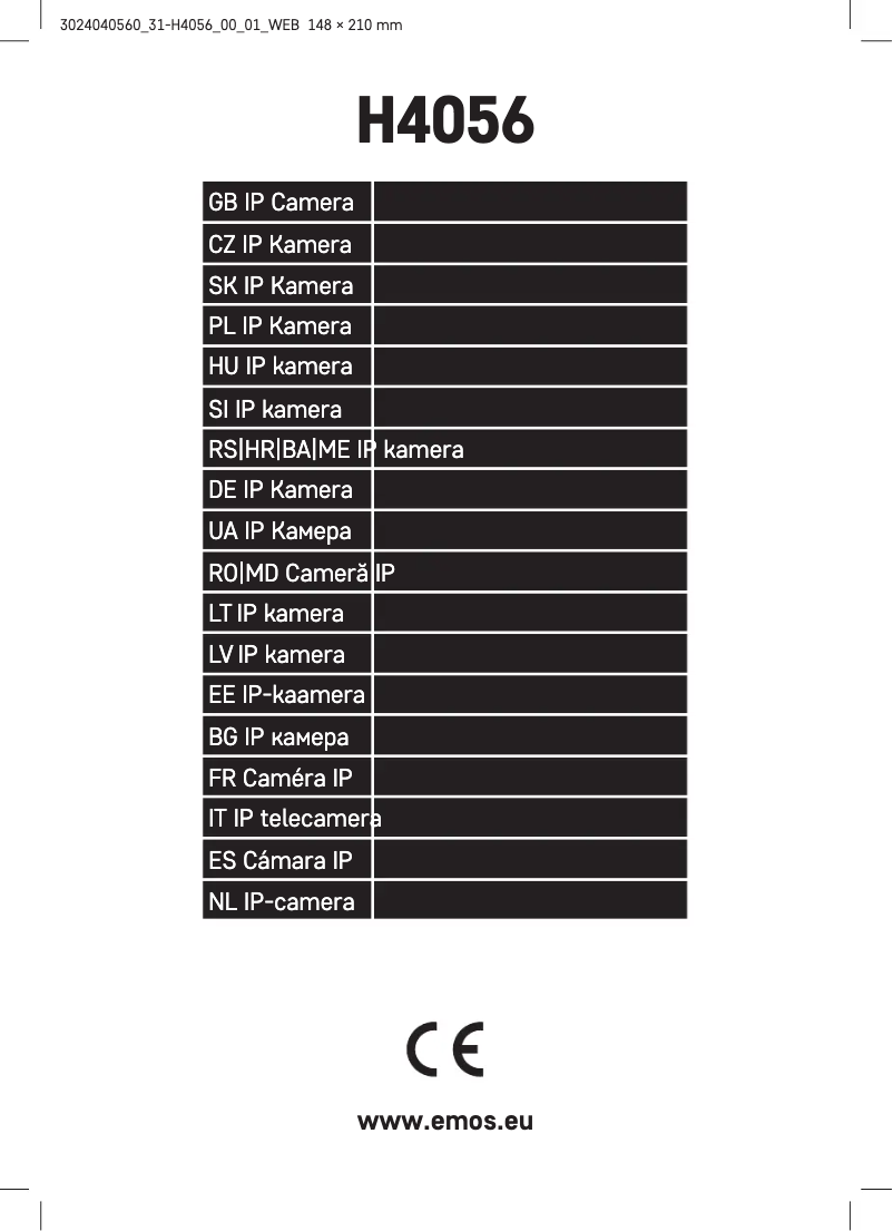 Page n°1 - Manuel utilisateur Emos H4056