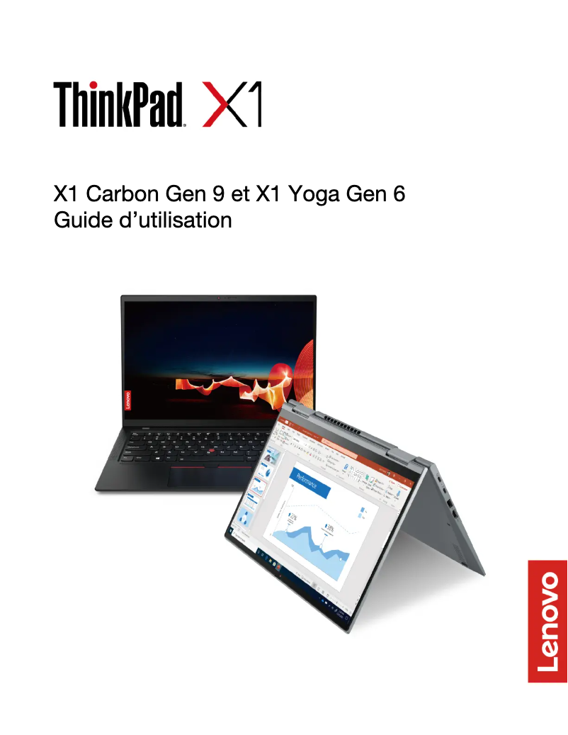 Página 1 del manual Manual de usuario Lenovo ThinkPad X1 Carbon Gen 9