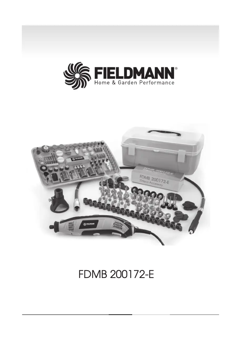 Image de la première page du manuel de l'appareil FDMB 200172-E