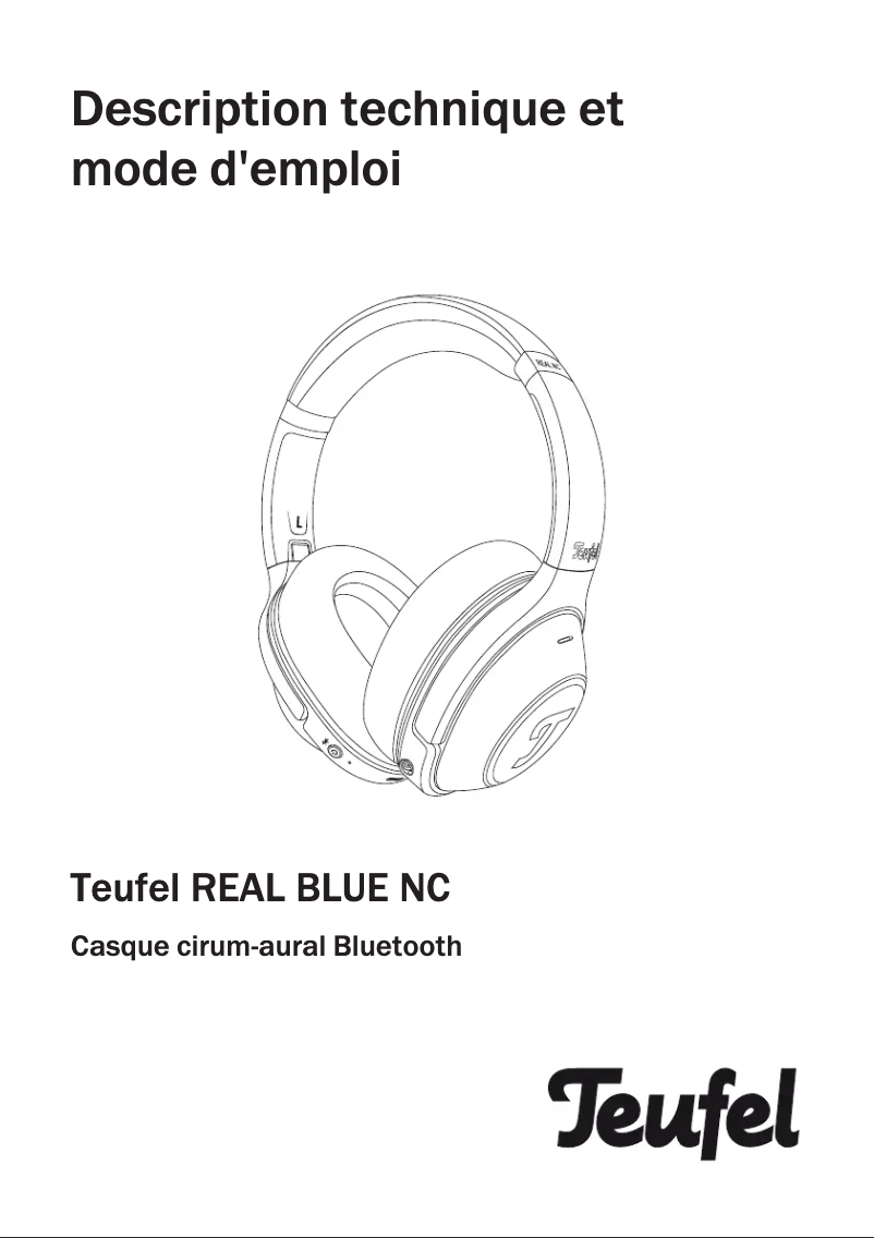 Page 1 de la notice Manuel utilisateur Teufel Real Blue NC