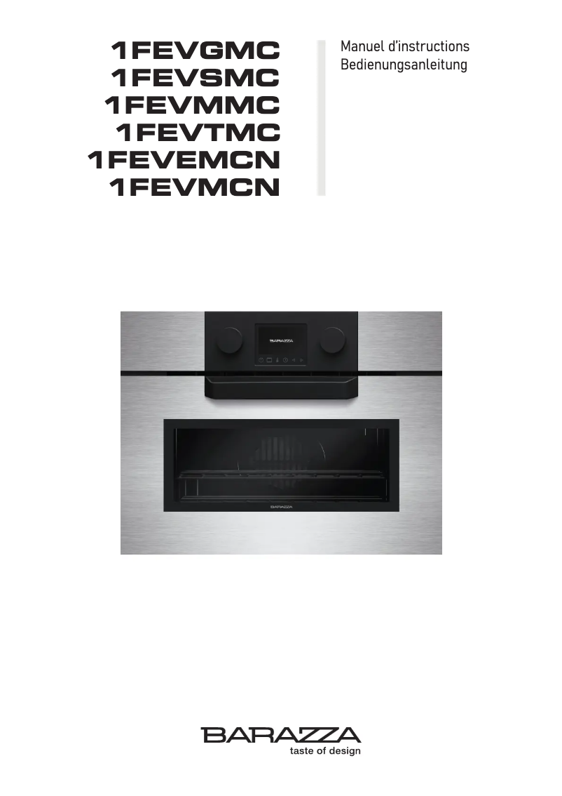 Image de la première page du manuel de l'appareil 1FEVMMC