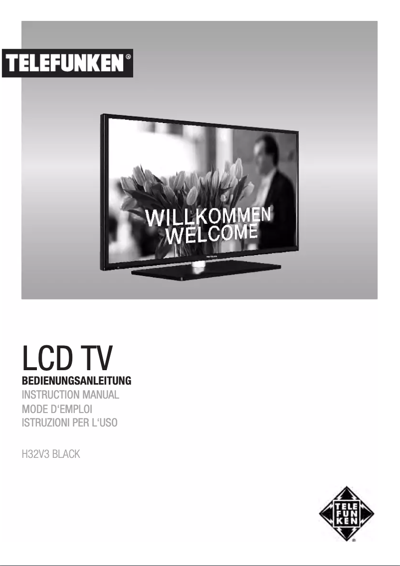 Image de la première page du manuel de l'appareil H32V3 Black