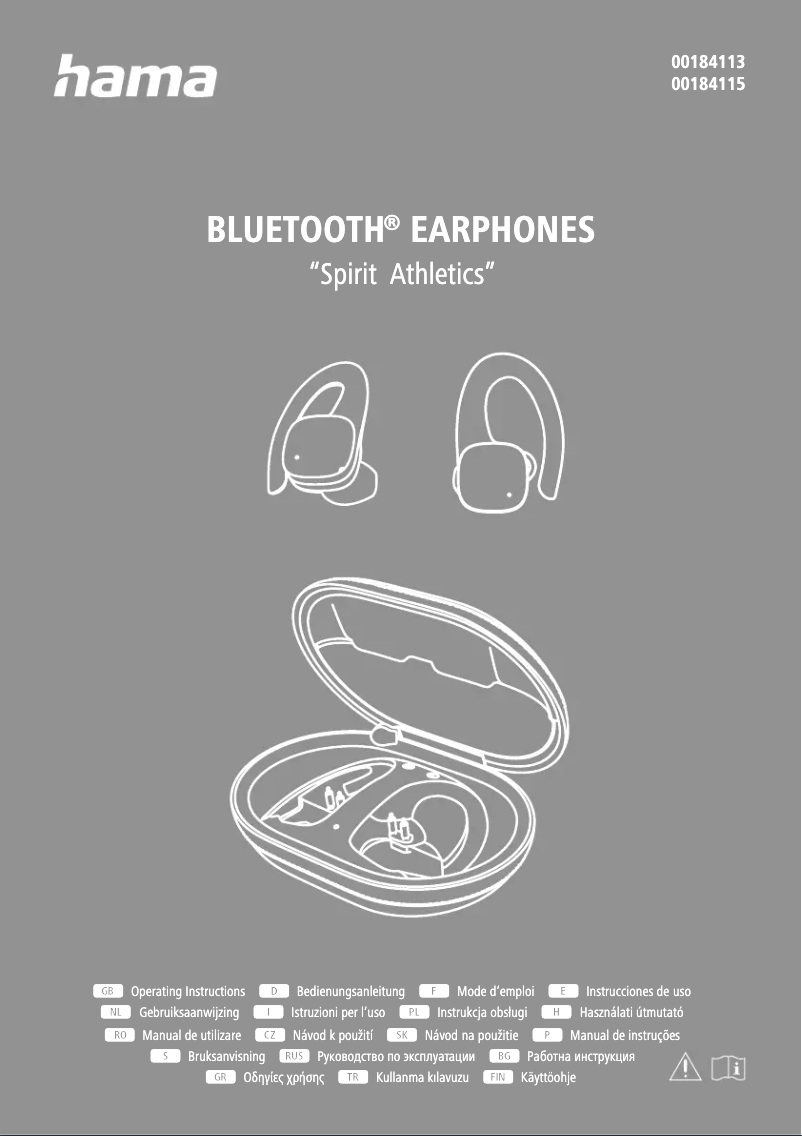 Imagen de la primera página del manual del dispositivo Spirit Athletics 00184113