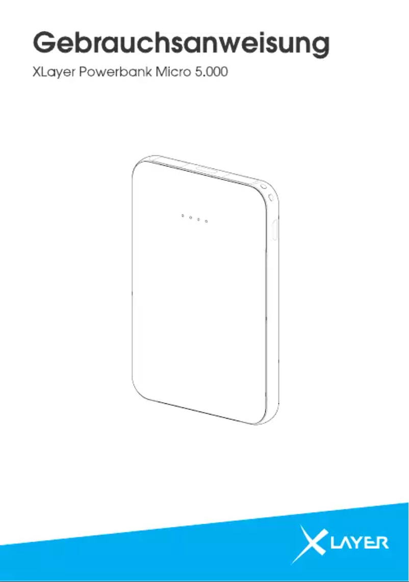 Image de la première page du manuel de l'appareil Powerbank Micro 5.000