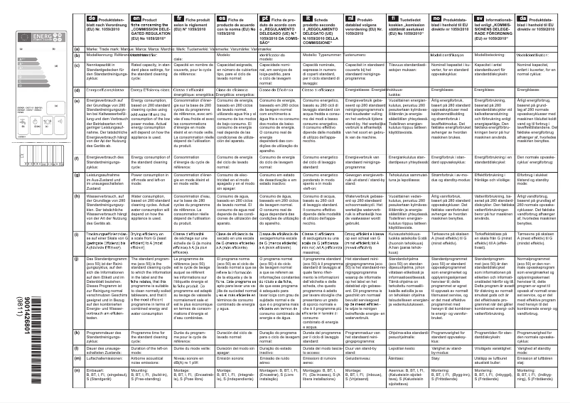 Page 1 de la notice Mode d'emploi Bosch SPV46MX02E
