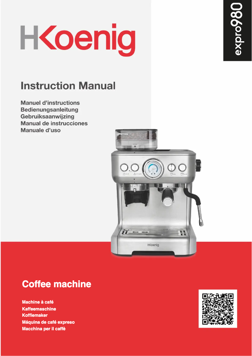 Image de la première page du manuel de l'appareil EXPRO980