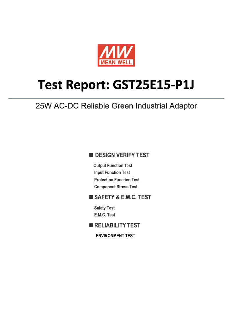 Image de la première page du manuel de l'appareil GST25E15-P1J