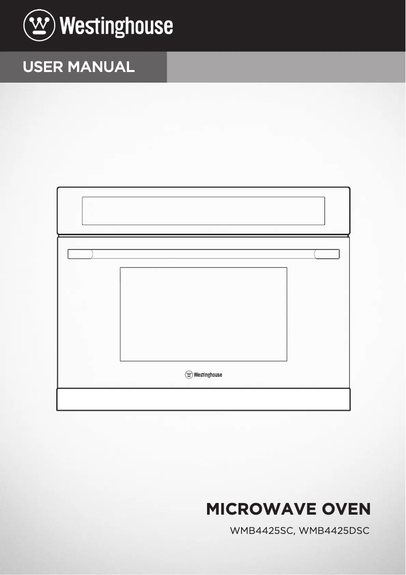 Page 1 de la notice Manuel utilisateur Westinghouse WMB4425SC