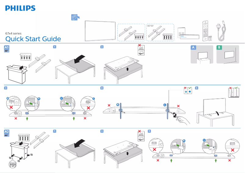 Image de la première page du manuel de l'appareil 65PUN6754