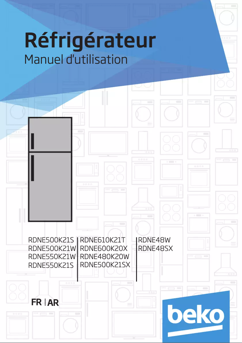 Image de la première page du manuel de l'appareil RDNE48W