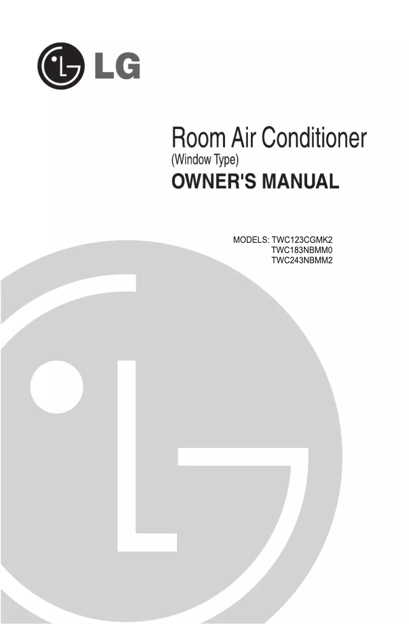Page 1 de la notice Manuel utilisateur LG TWC123CGMK2