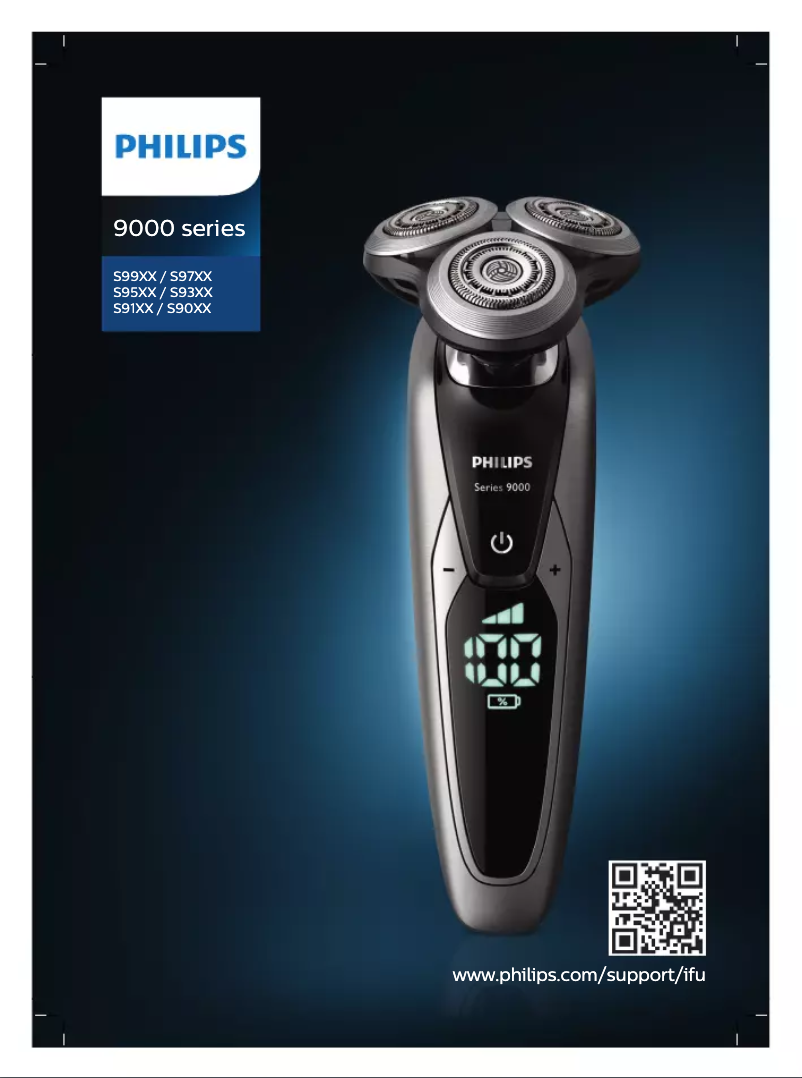 Page n°1 - Manuel utilisateur Philips SHAVER Series 9000 S9181