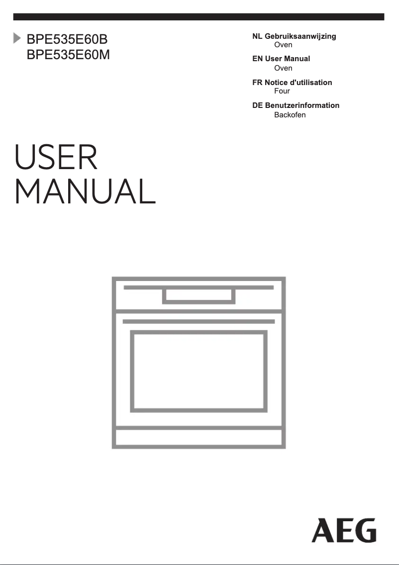 Página 1 del manual Manual de usuario AEG BPE535E60M