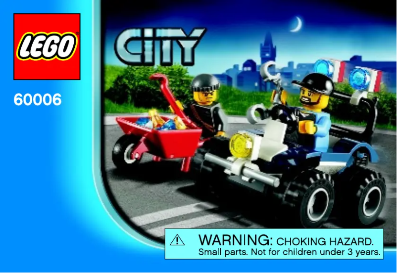 Page 1 de la notice Manuel utilisateur Lego City 60006