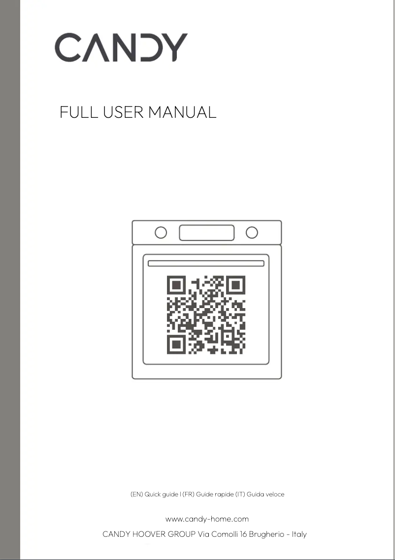 Page n°1 - Manuel utilisateur Candy CA6 N5B3EYTX1