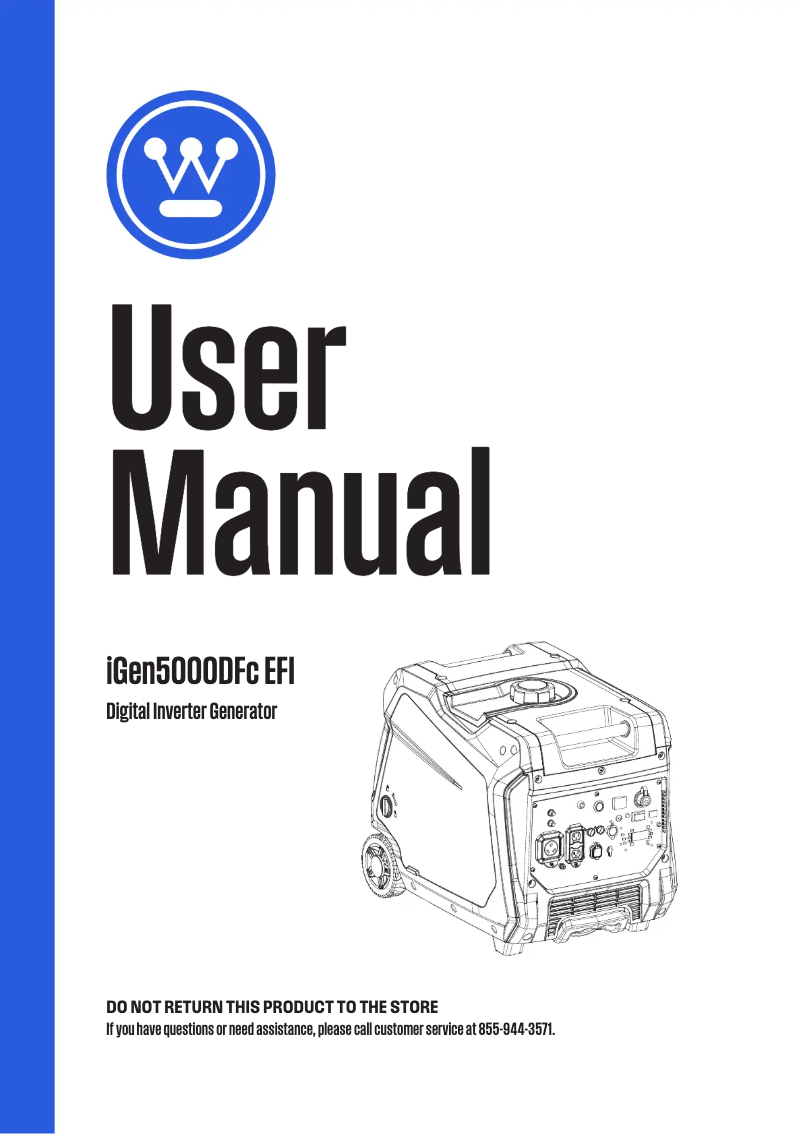 Image de la première page du manuel de l'appareil iGen5000DFc