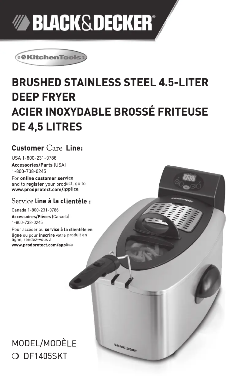 Page n°1 - Manuel utilisateur Black & Decker DF1405SKT