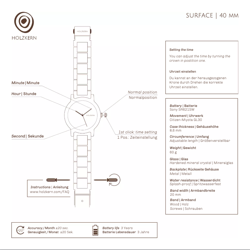 Image de la première page du manuel de l'appareil Vulkankrater