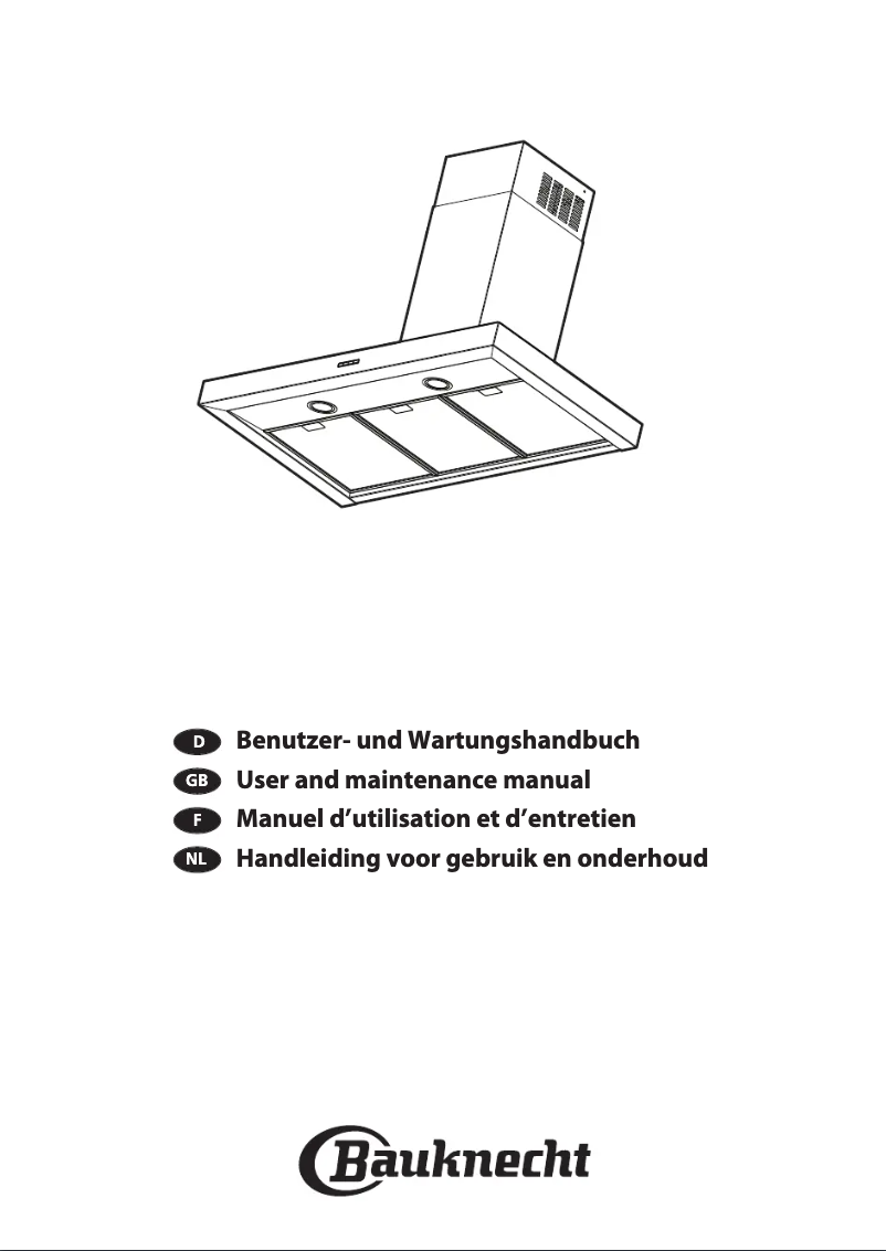 Page n°1 - Manuel utilisateur Bauknecht DDB 7790