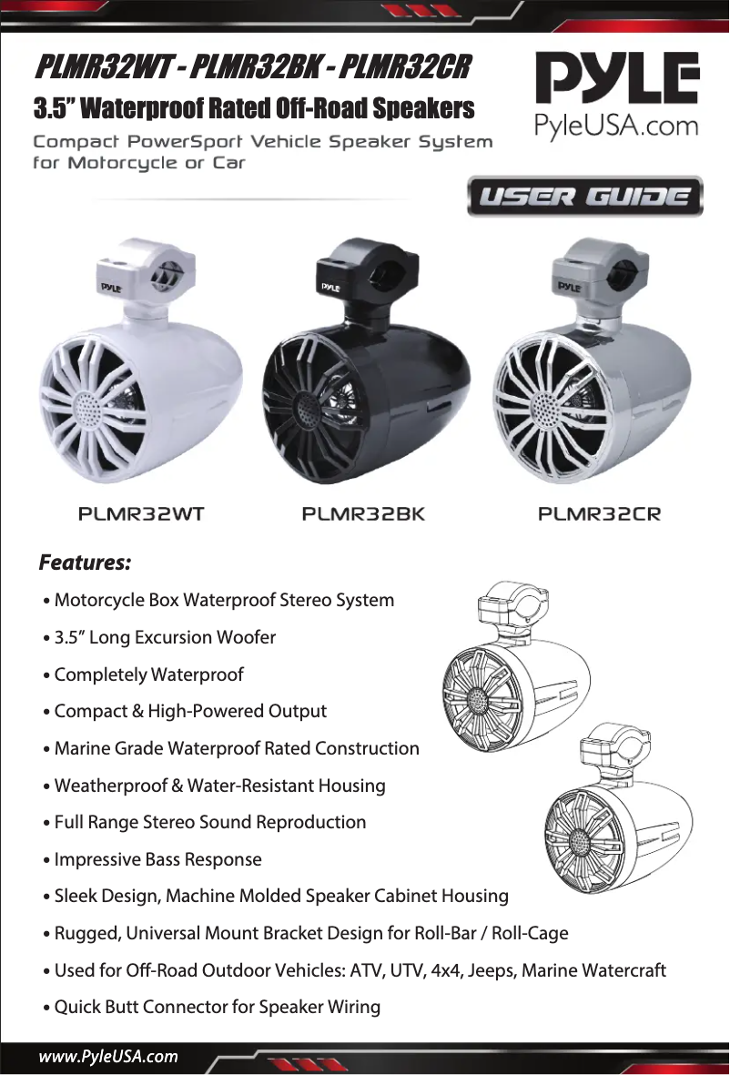 Image de la première page du manuel de l'appareil PLMR32WT