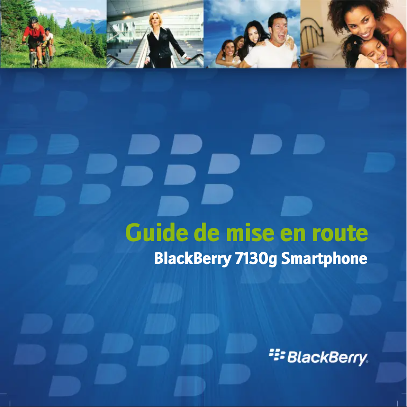 Page n°1 - Manuel utilisateur BlackBerry 7130g