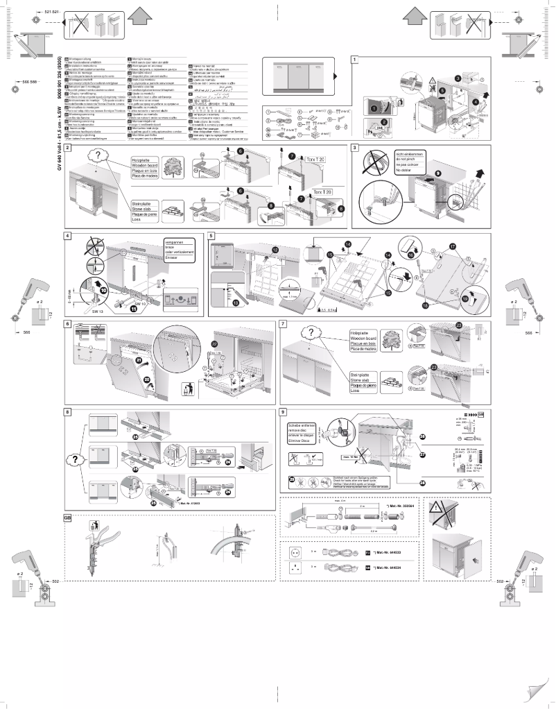 Page 1 de la notice Manuel utilisateur Constructa CG 4A50V8