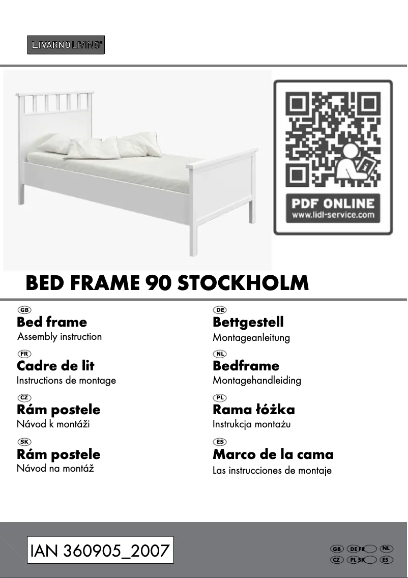 Page 1 de la notice Manuel utilisateur Livarno Lux IAN 360905