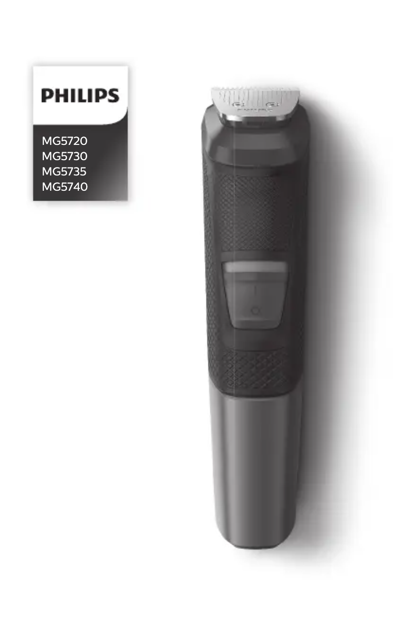 Página 1 del manual Manual de usuario Philips Series 5000 MG5730