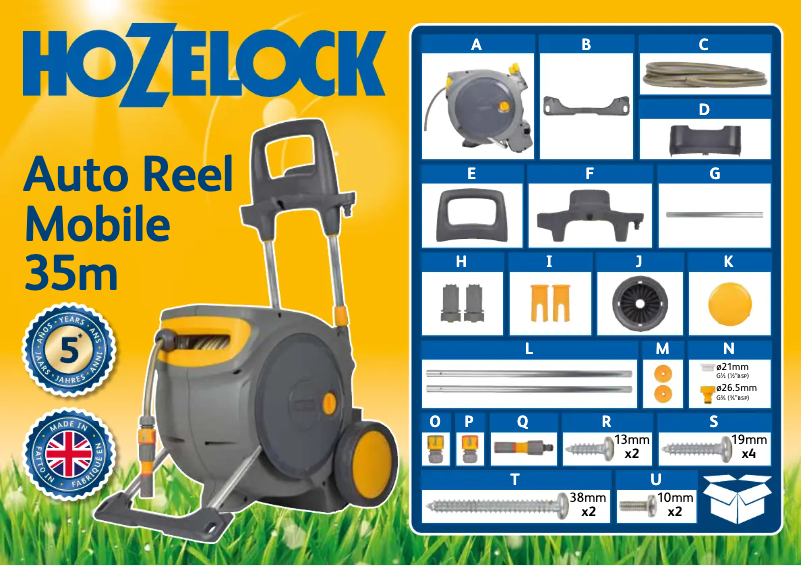 Imagen de la primera página del manual del dispositivo AutoReel Mobile 35m