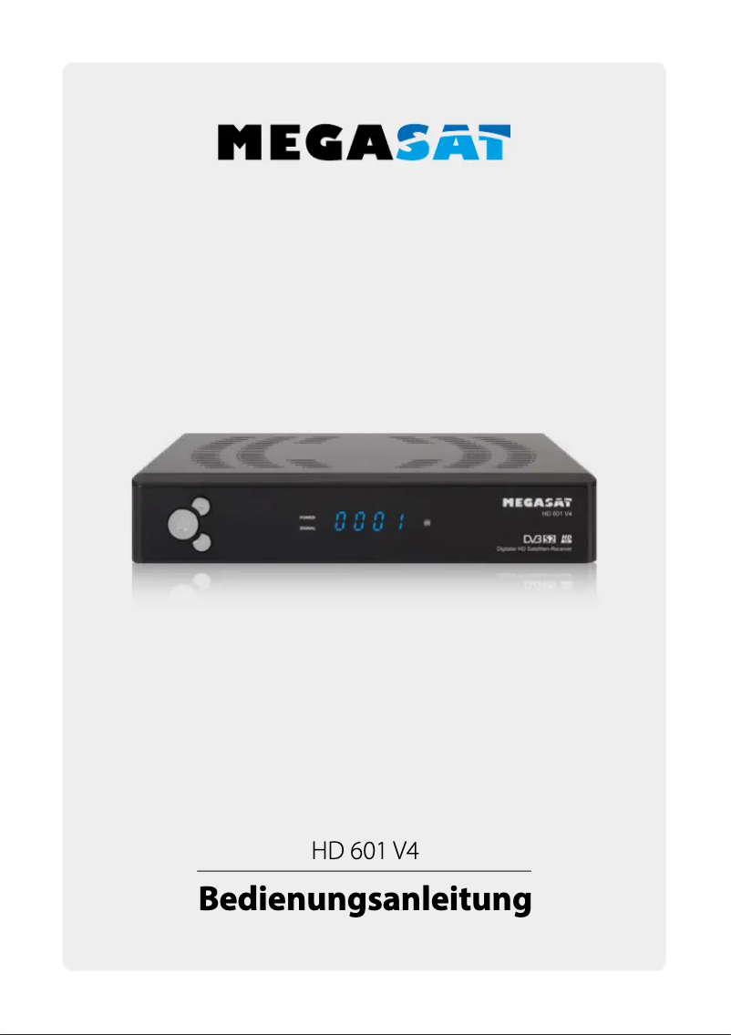 First page image of the manual for HD 601 V4