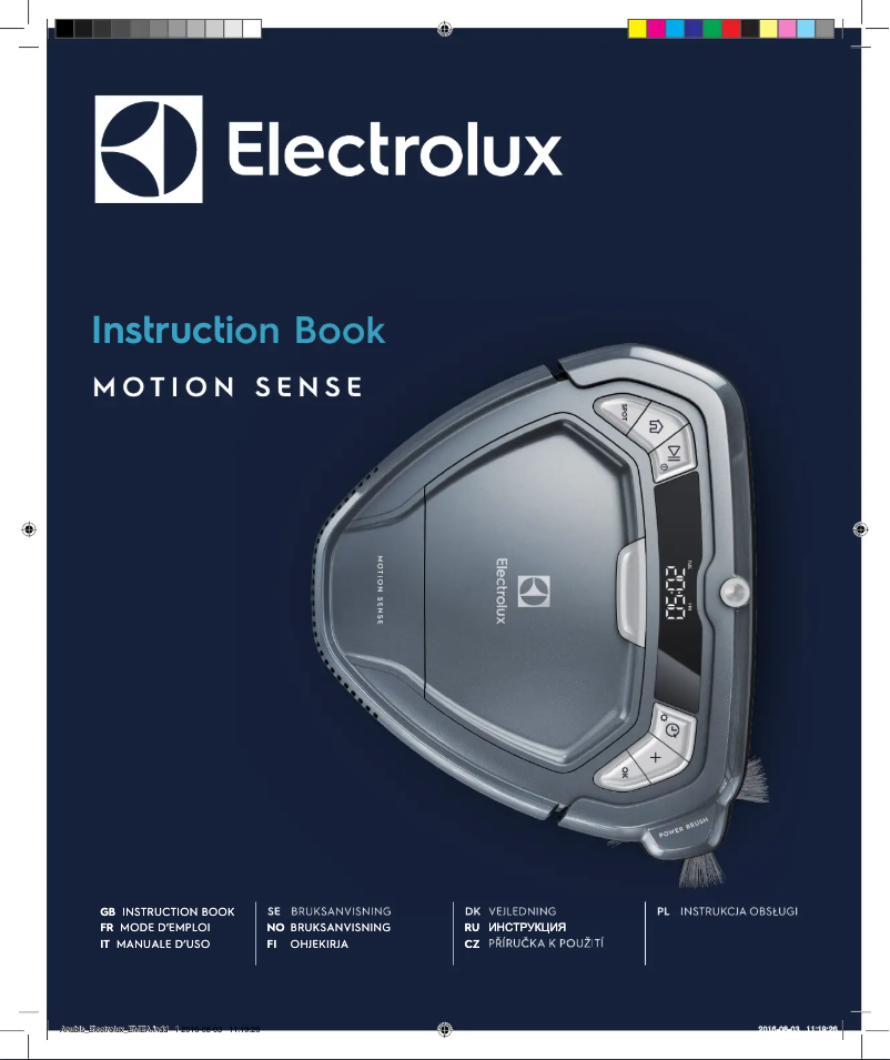 Page 1 de la notice Manuel utilisateur Electrolux MotionSense ERV5210TG