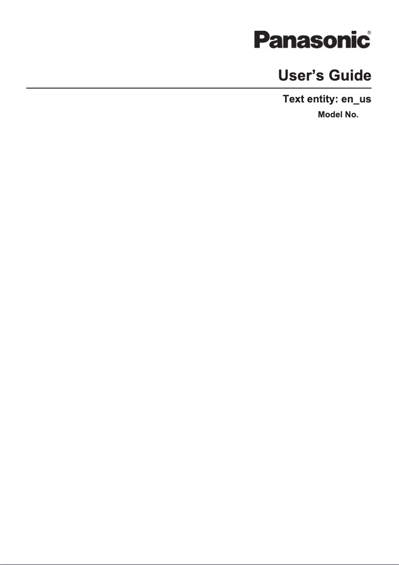 Page 1 de la notice Manuel utilisateur Panasonic HomeHawk KX-HN7002W