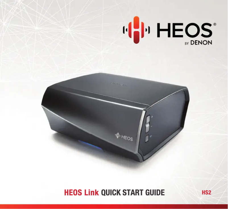 Page 1 de la notice Guide de démarrage rapide Denon HEOS Amp HS2